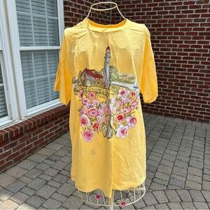 vintage | coastal grandma lighthouse t-shirt